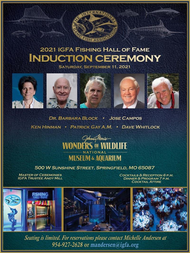 2021 IGFA Fishing Hall of Fame Induction Ceremony photo copyright IGFA taken at 