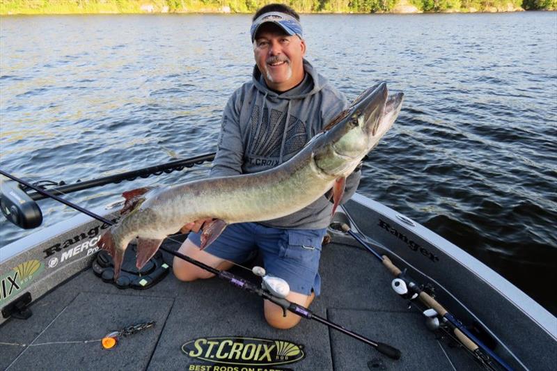 Musky madness photo copyright St. Croix Rods taken at 