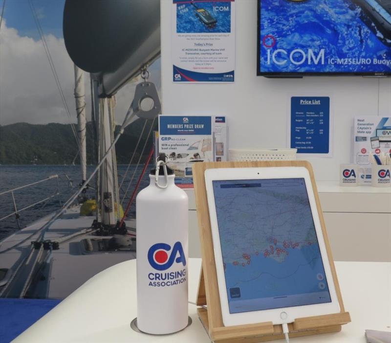 CAptain's Mate app at the Southampton International Boat Show photo copyright The Cruising Association taken at 