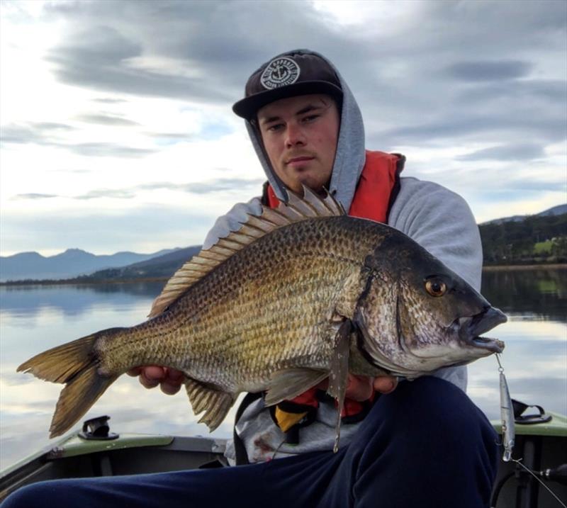 Will Thorpe with southern black bream - photo © Carl Hyland