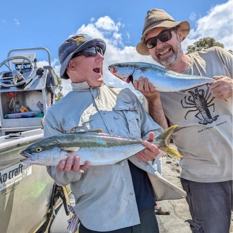 Allan Williams and Rob Reid with NWB Kings - photo © Spot On Fishing Hobart