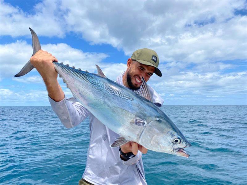 Mac tuna have been around in large numbers and will readily take a metal slug or the old faithful 5` Zman Streakz. - photo © Fisho's Tackle World