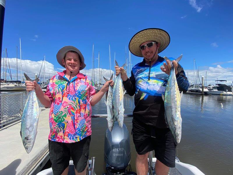 There's been plenty of school mackerel around lately along with some solid broad barred mackerel. - photo © Fisho's Tackle World