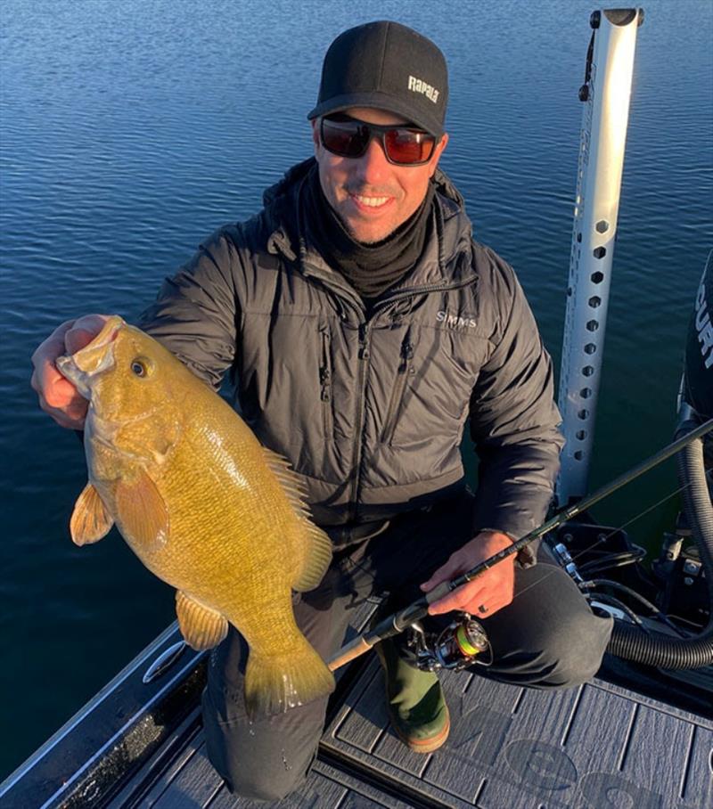 Experts share techniques for big brown bass bites photo copyright St. Croix Rods taken at 