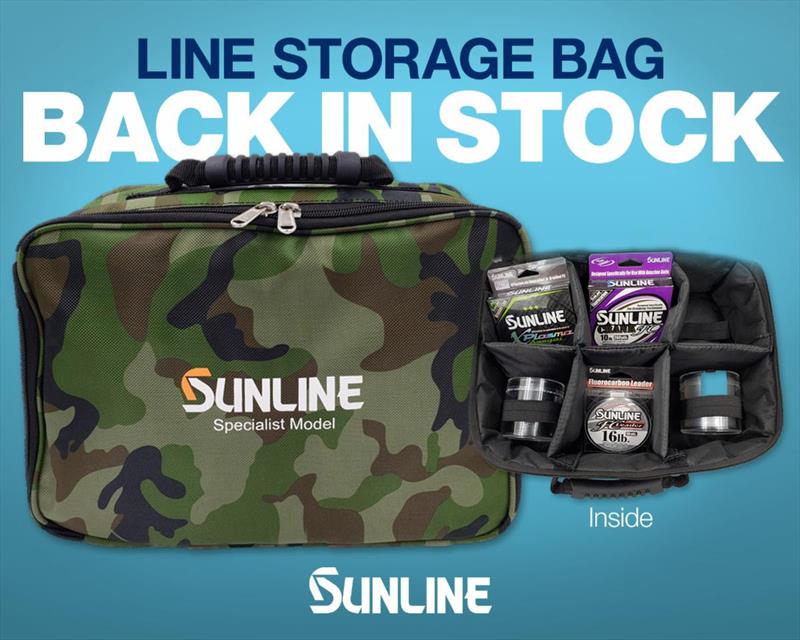 Line storage bag photo copyright Sunline America taken at 