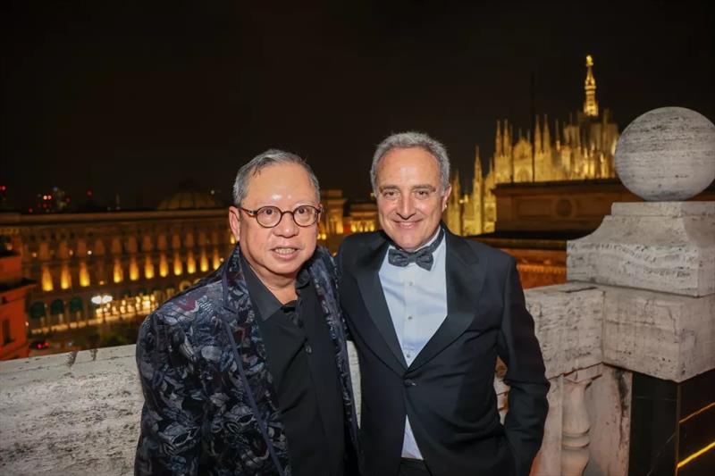 Dr Peter Lam, Chairman at Lai Sun Group, and Paolo Casani, CEO at Camper & Nicholsons photo copyright Camper & Nicholsons taken at 