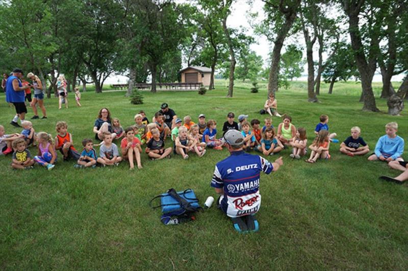 Free youth fishing clinics are often part of a tournament weekend photo copyright NPAA taken at 