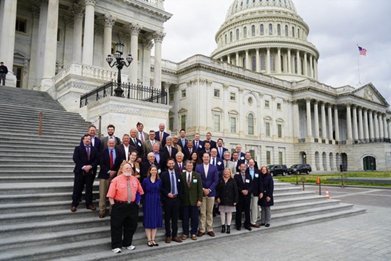 Patrick Neu, NPAA president is among the contingent of industry advocates that met with lawmakers on Capitol Hill in April of 2022 photo copyright NPAA taken at 