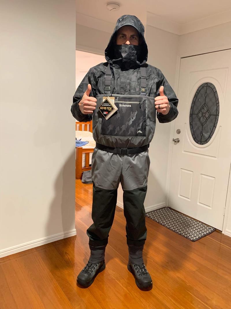 This will be Stretch's standard attire in the future - photo © Fisho's Tackle World