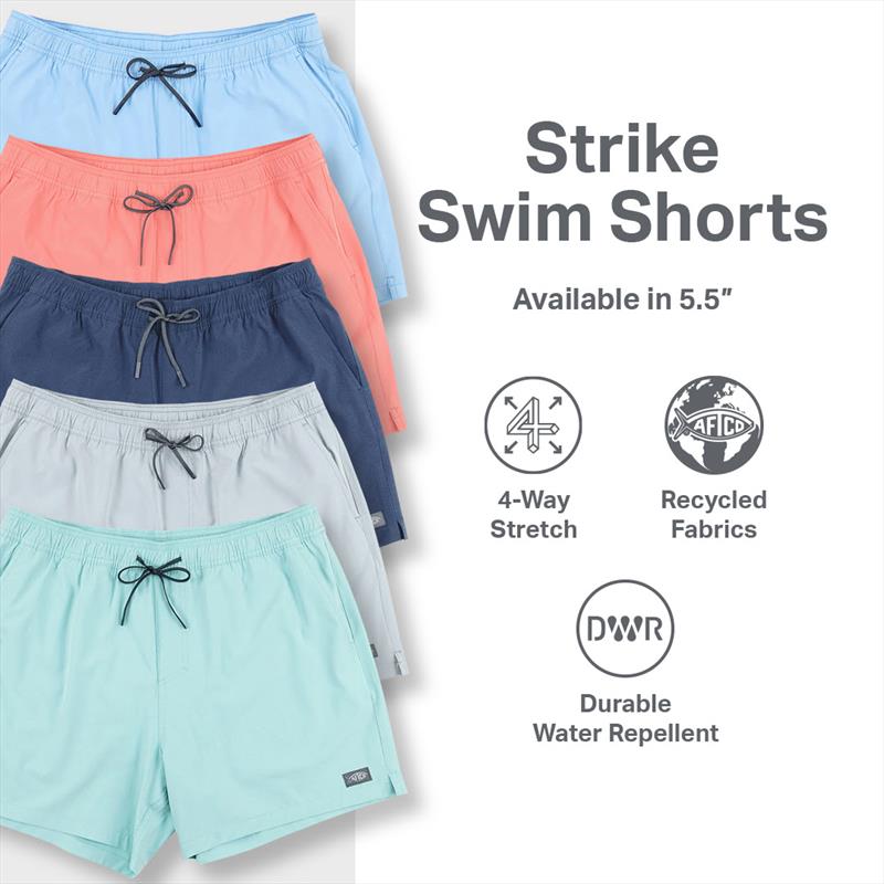All-new strike swim shorts photo copyright AFTCO taken at 