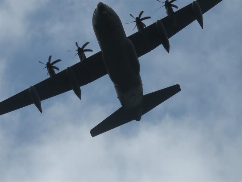 2023 Border Counties Midweek Sailing Series at Bala - Lots of spectators - even the RAF came by for a look photo copyright John Rees taken at Bala Sailing Club