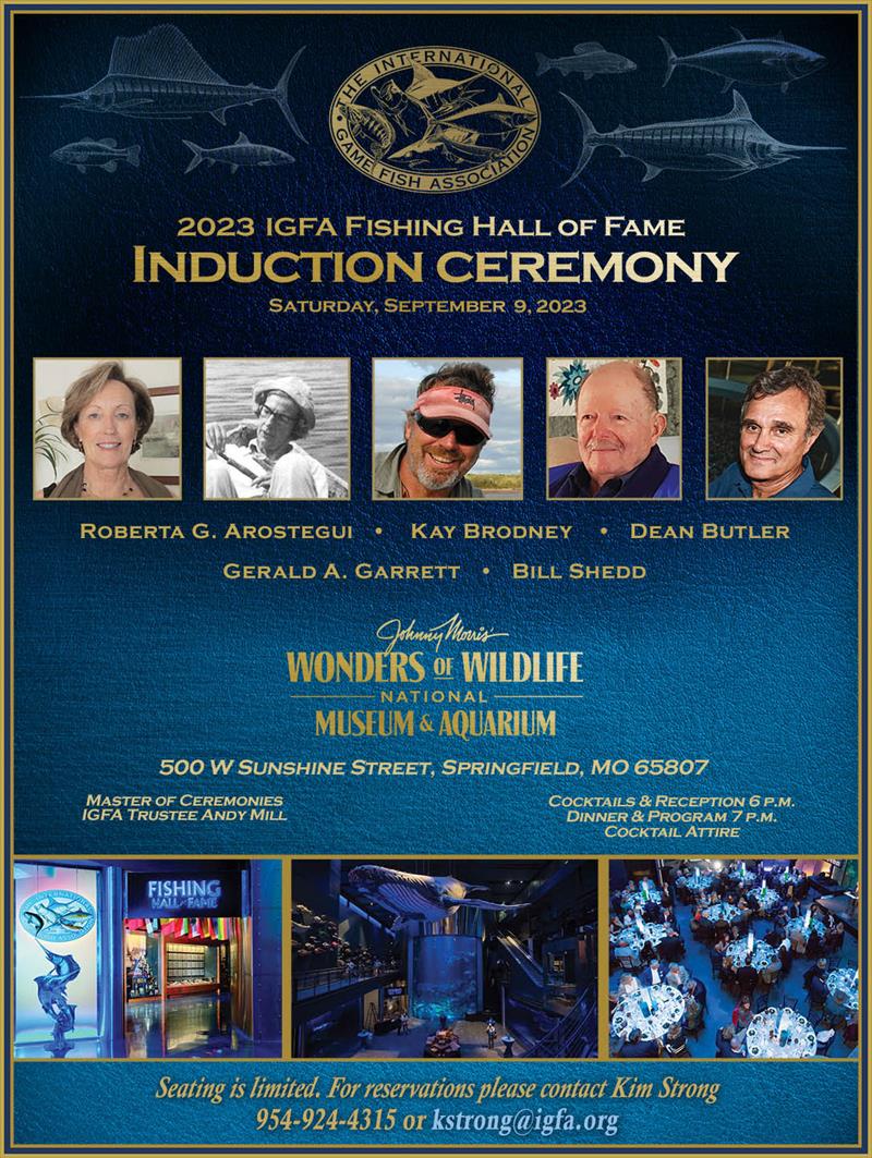 IGFA Fishing Hall of Fame induction ceremony photo copyright IGFA taken at 