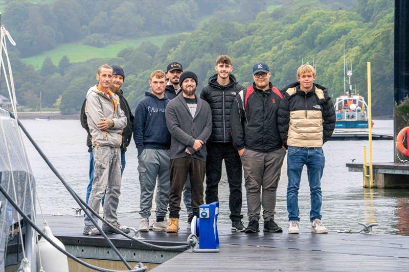 From left to right: Fisher apprentices Joe Cook, George Day, Koby Foot, Maurice Harris, Benny Channon, Adam Kennedy, Rhys Piper and Alfie Steer - photo © EMPRA