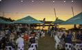 Competitors enjoying sunset drinks at WSC last night - 2024 Ocean Dynamics and Mount Gay Airlie Beach Race Week © VAMPP Photography