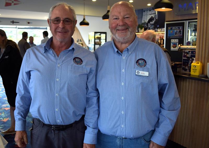 (Left to Right) BYC Board Member Wayne Freeman and Rear Commodore John Mills photo copyright Jane Austin taken at Bellerive Yacht Club