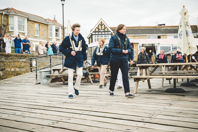 Princess Royal visit to Seaview Sailing Trust - photo © Sea View Yacht Club