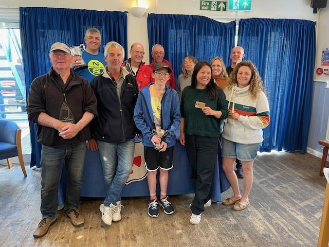 Whitstable YC Club Championship prize winners - photo © Steve Gray