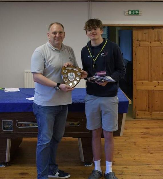 Derbyshire Youth Sailing: Luke at Ogston SC photo copyright Dave Sanderson taken at Ogston Sailing Club