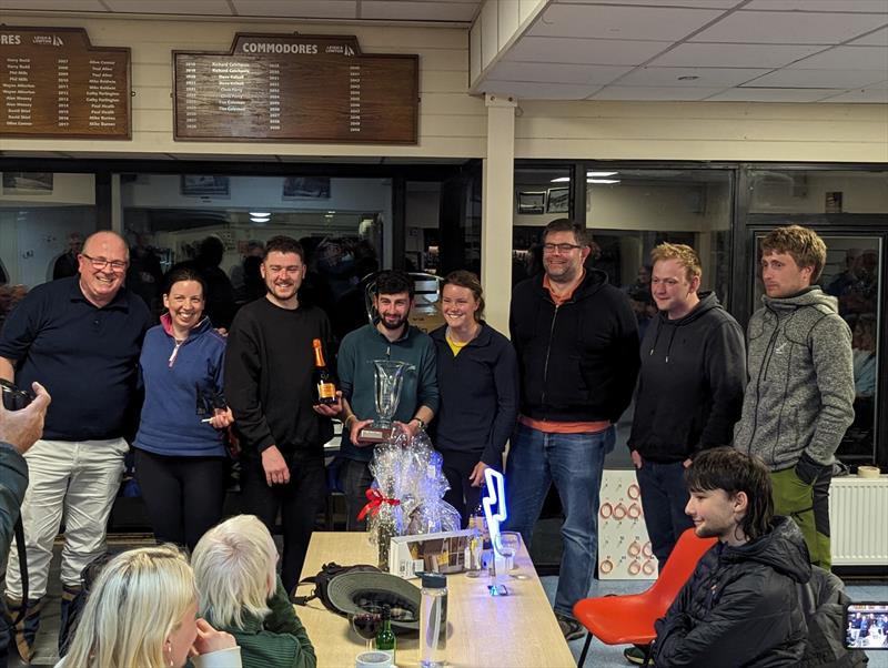 The Toddbrook & Combs team win the 2024 Leigh & Lowton S2S Event photo copyright L&LSC taken at Leigh & Lowton Sailing Club