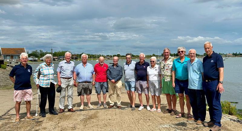 Ex Commodores at the Blackwater Sailing Club 125th Anniversary Regatta photo copyright Gay Ayton taken at Blackwater Sailing Club