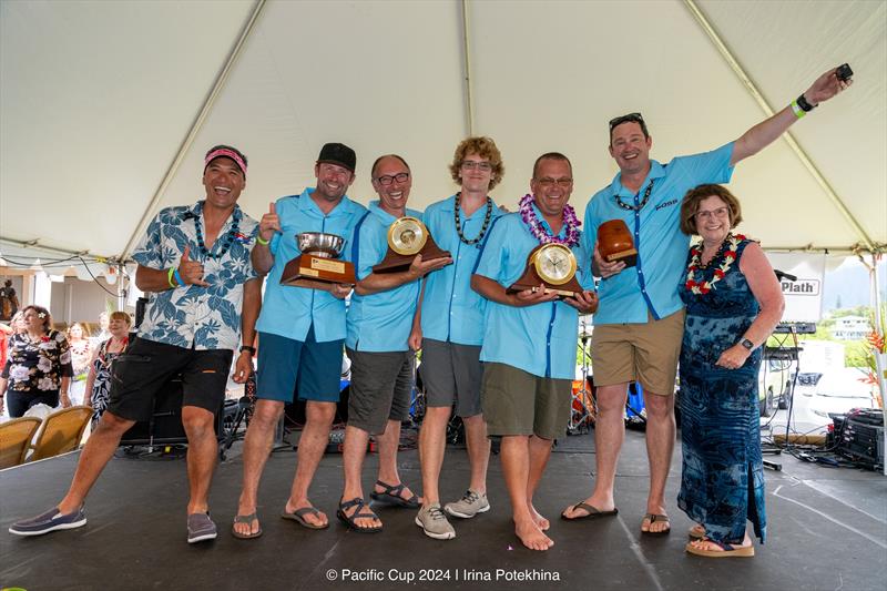 2024 Pacific Cup Awards Ceremony photo copyright Irina Potekhina taken at Kaneohe Yacht Club