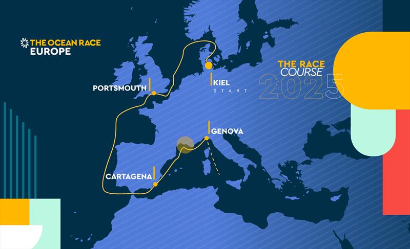 The Ocean Race Europe 2025 Portsmouth map photo copyright The Ocean Race taken at 