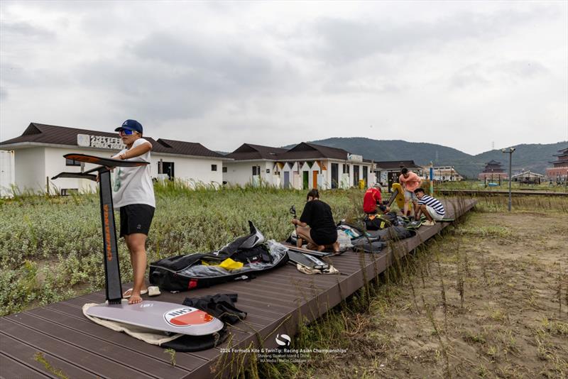 Preparations on the beach before the first race - photo © IKA Media / Matias Capizzano