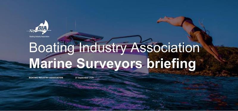 AIMS 2024 Marine Surveyor Conference success - photo © Boating Industry Association