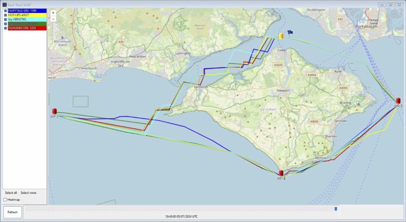 Map - photo © Offshore Racing Congress