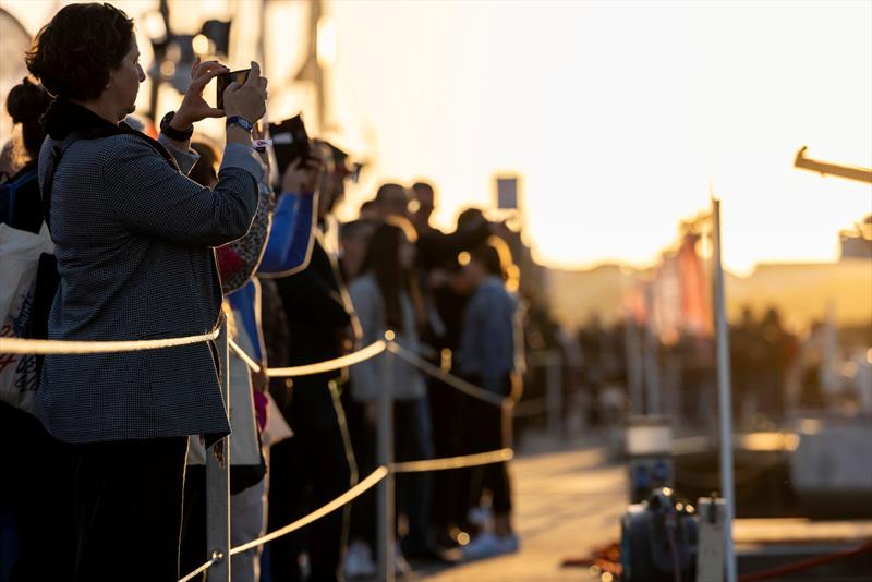 General view of spectators on the pontoon before the start of the Vendee Globe photo copyright Jean-Marie Liot / Alea / VG24 taken at 