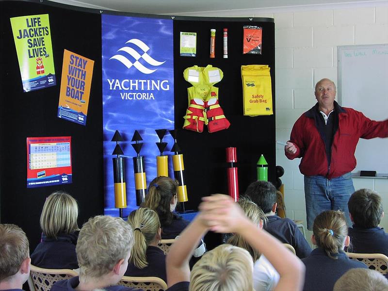 Tireless - Ian Wall doing what he loved - teaching people to sail - photo © Jenny Wall