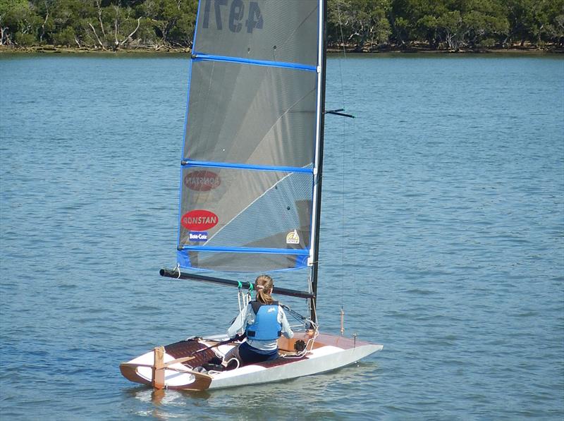 Franceca Greaves sails her new Moth - photo © Concord and Ryde SC