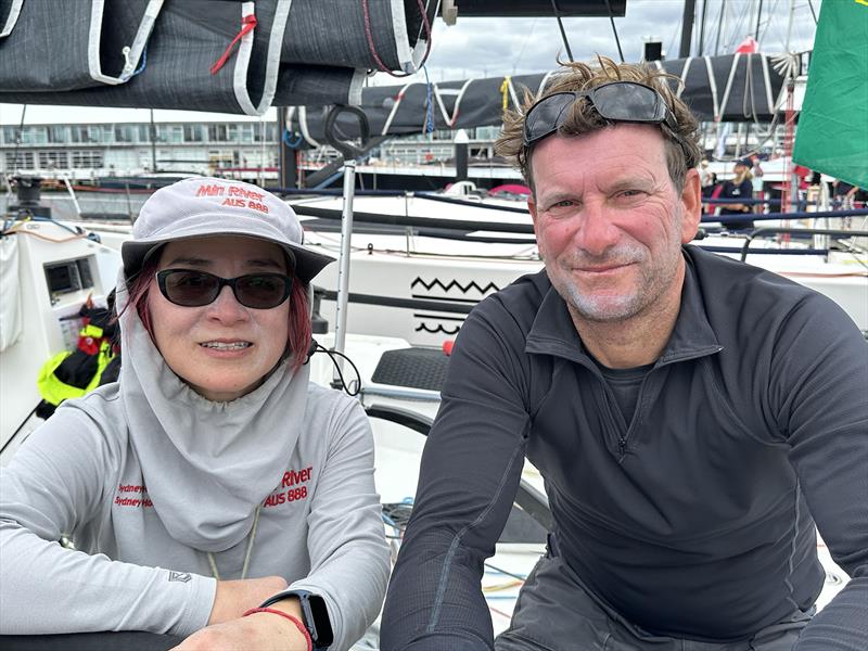 Jiang Lin & Francois Guiffant - Min River - in Hobart 2024 photo copyright Bow Caddy Media taken at Royal Yacht Club of Tasmania