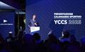 YCCS Commodore, Andrea Recordati, welcomed attendees at the YCCS press conference © YCCS / Studio Borlenghi