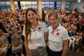 Sophie (right) and Annette entertained and inspired a crowd - Melbourne Osaka Cup © John Dynan