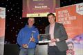 Steve Irish wins the Rugby Borough Coach of the Year Award © Jamie Gray / Rugby Sport & Leisure