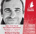 Richard Clarke from British Columbia named Sail Canada's 2025 Sailor of the Year © Sail Canada