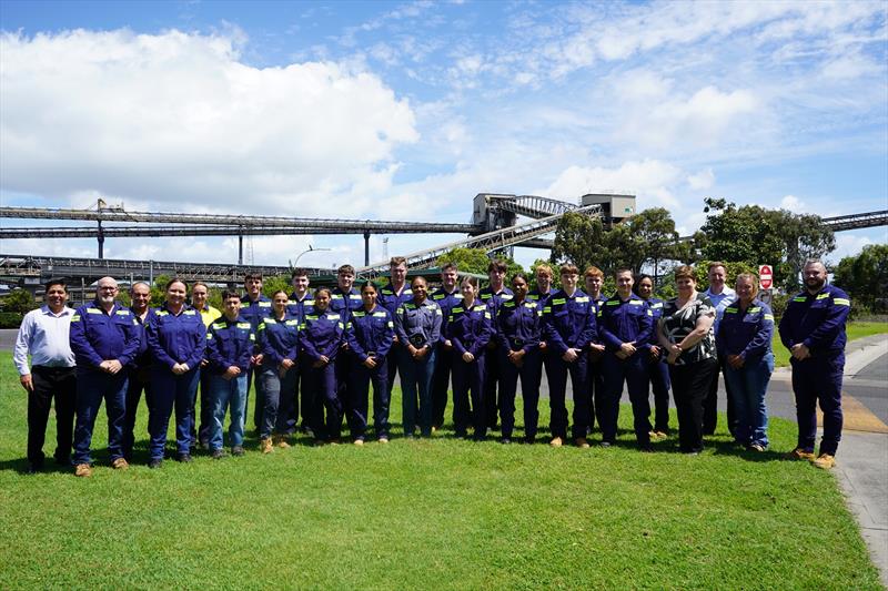 Gladstone Ports Corporation's 2025 apprentices and trainees - photo © Gladstone Ports Corporation