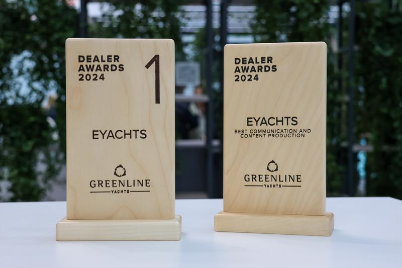 Greenline Dealer of the Year and  Best Marketing & Content Creation Awards - photo © Eyachts