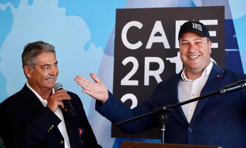 Race Director Vitor Medina and Cape Town Mayor Geordin Hill-Lewis at the Cape2Rio Race launch - photo © Royal Cape Yacht Club