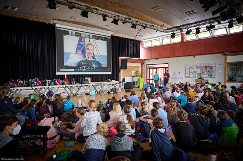 The My Ocean Challenge programme has reached over 80,000 children worldswide and educational materials are available to download for free in 11 languages - photo © Christoph Sorenti / Team Malizia