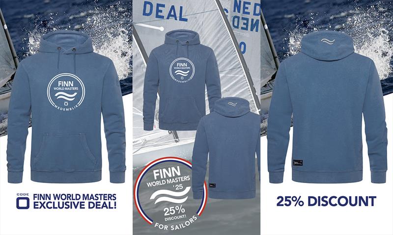 Finn World Masters 2025 - CODE-ZERO Hoodie Offer - photo © Robert Deaves