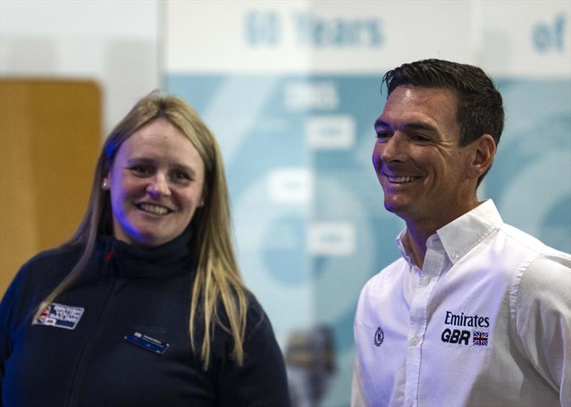 Dylan Fletcher waiting to go on stage at the RYA Dinghy & Watersports Show photo copyright David Maynard / www.alleycatphotographer.com taken at RYA Dinghy Show