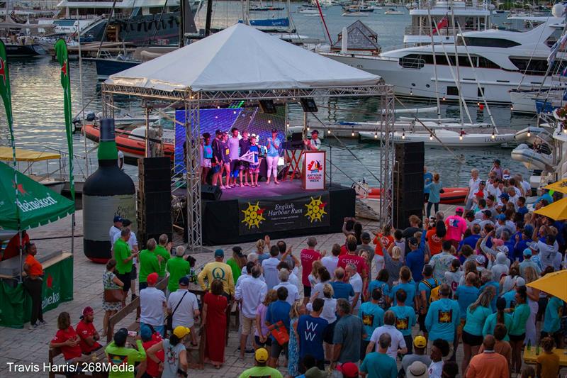 Crews enjoyed the English Harbour Rum Prizegiving after racing - 55th Antigua Sailing Week photo copyright Travis Harris / 268Media taken at Antigua Yacht Club