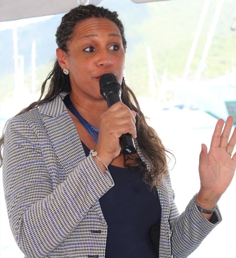 Mrs. Grisha Heyliger-Marten - photo © Caribbean Multihull Challenge