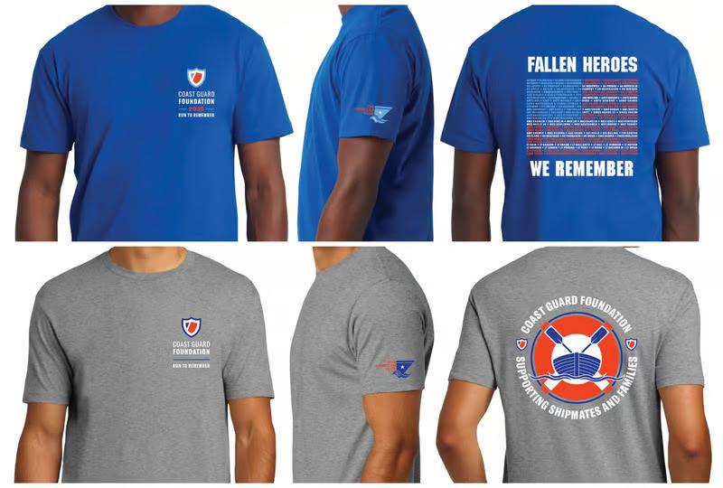 2025 Run to Remember T-shirt  - photo © Coast Guard Foundation