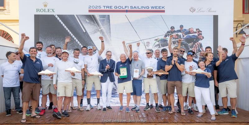 Tre Golfi Sailing Week IMA Maxi European Championship Inshore Series final day photo copyright Tre Golfi Sailing Week / Studio Borlenghi taken at Circolo del Remo e della Vela Italia