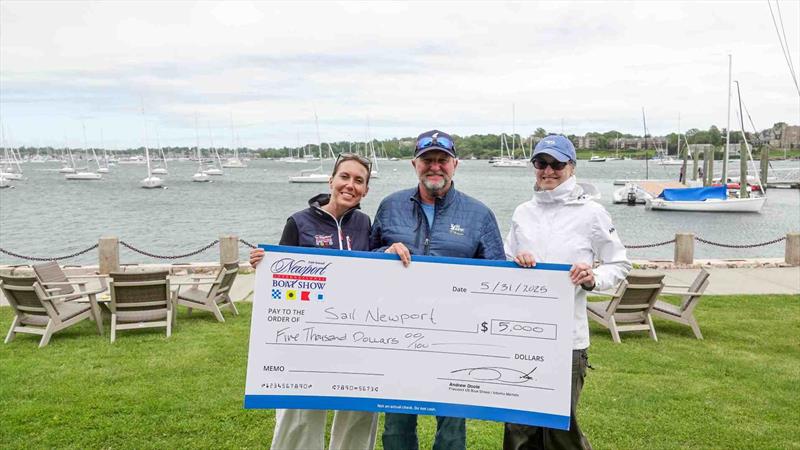 From left to right: Jocelyn Emory, Brad Read and Lisa Knowles - photo © Newport International Boat Show