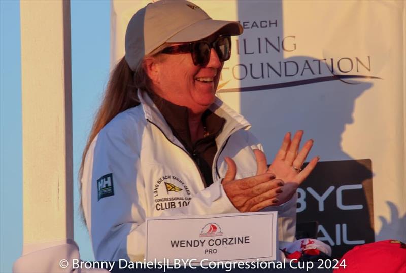 2025 LBRW Course Race Officer Wendy Corzine - Ullman Sails Long Beach Race Week - photo © Bronny Daniels