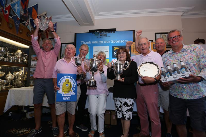 Ramsgate Week 2025 Prize Giving photo copyright Chris Cox taken at Royal Temple Yacht Club